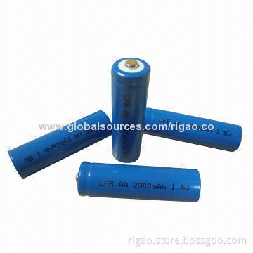 1.5V 2,900mAh lithium-ion disulfide cylindrical battery